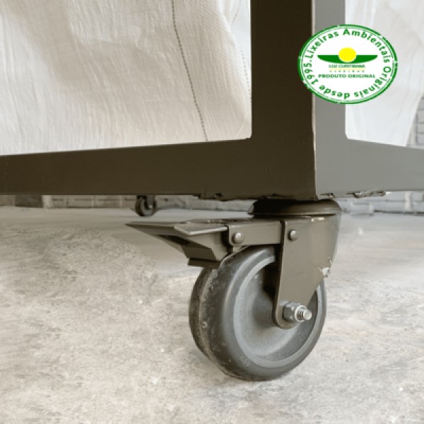 Lixeira Grande Com Roda