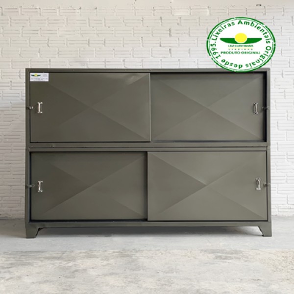 Lixeira Vertical Com Porta De Correr Valor